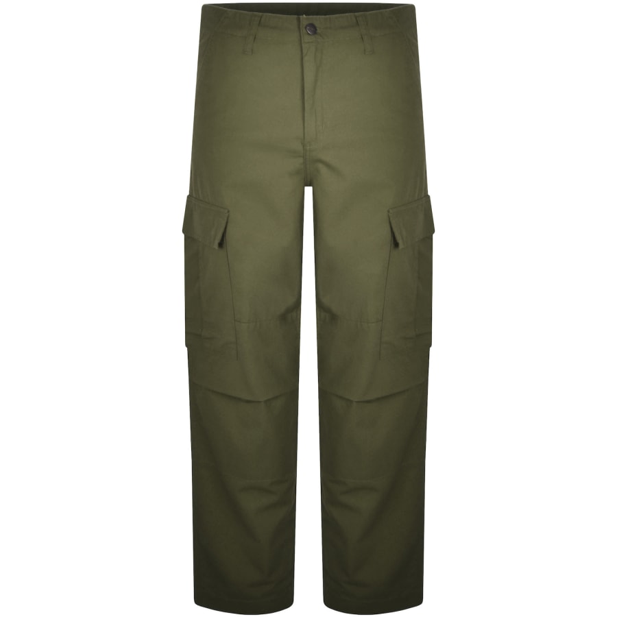 Carhartt WIP Regular Fit Cargo Trousers Green | Mainline